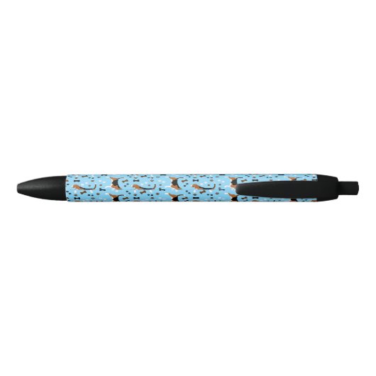 Stylo Noir Beagle Chien Motif Cute Beagle (Dos)