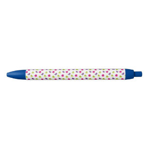 Stylo Noir Beaux oiseaux colorés