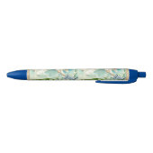 Stylo Noir Bébé ange au grelot bleu (Bas)