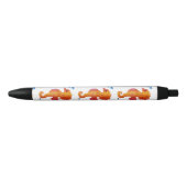 Stylo Noir Bébé hippocampe à bulles (Devant)
