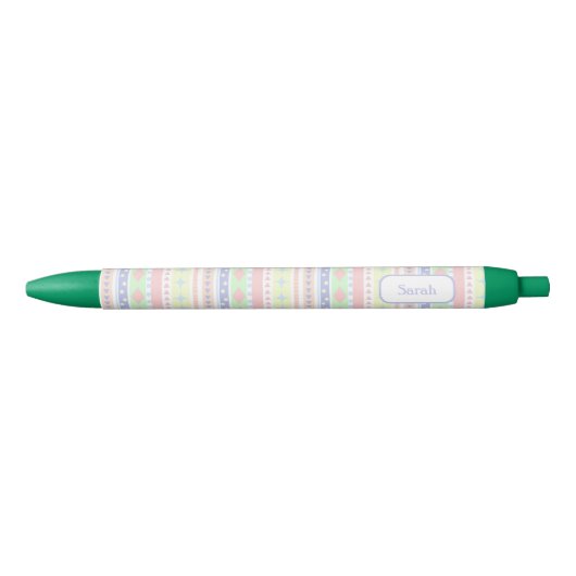 Stylo Noir Bébé mignon Pastel Imprimer (Devant)