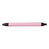 Stylo Noir Bébé rose couleur solide (Devant)