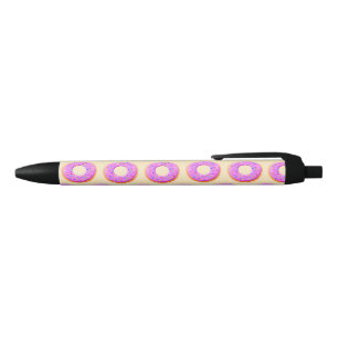 Stylo Noir Belle Donut Avec Dessin D'Arrosage