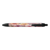 Stylo Noir Belle florale (Dos)