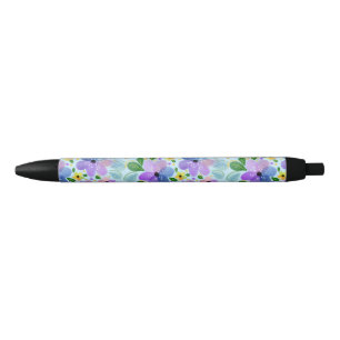 Stylo Noir Belle florale