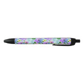 Stylo Noir Belle florale (Bas)