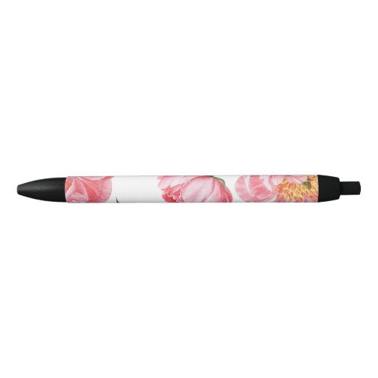 Stylo Noir Belles Roses (Devant)