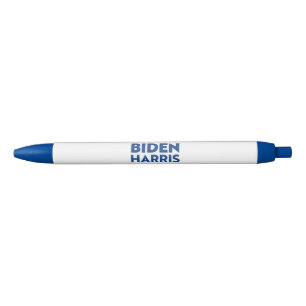 Stylo Noir "Biden harris - lettres bleues blanches