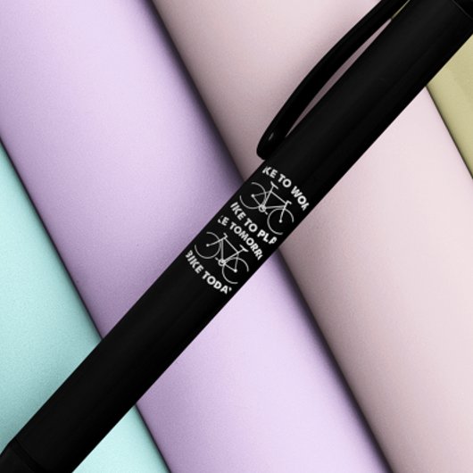 Stylo Noir Bike Forever - Cyclisme Cool