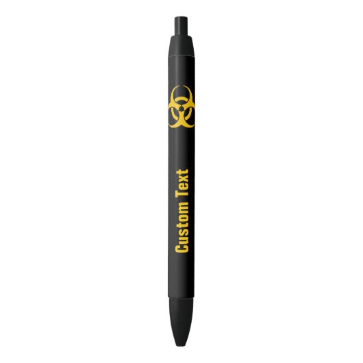 Stylo Noir Biohazard icon (devant Vertical)