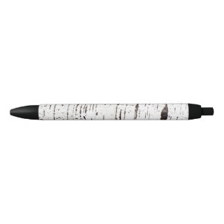 Stylo Noir Birch bark pattern