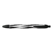 Stylo Noir Black and White Striped (Dos)