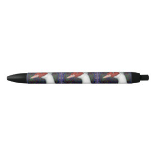 Stylo Noir Blanc de tête de canard de Muscovy