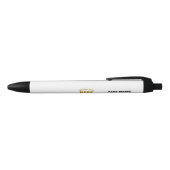 STYLO NOIR BLANC PERSONNALISABLE MODERNE DE MARQUE VÉRIFIÉE S (Haut)