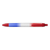 Stylo Noir Blancs rouges et Bleus (Dos)