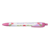 Stylo Noir Blesses Mama Fleurs Roses (Bas)