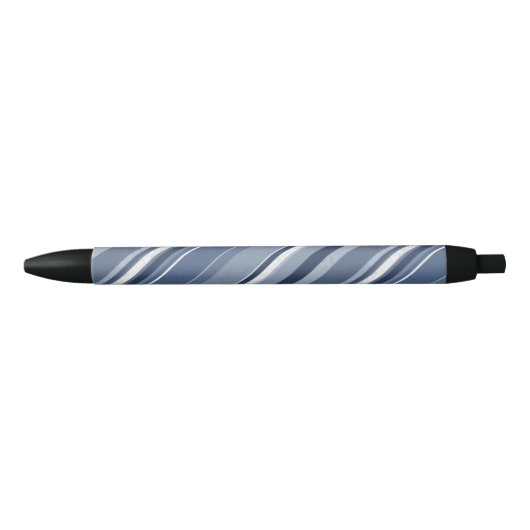 Stylo Noir Bleu bonbon (Devant)