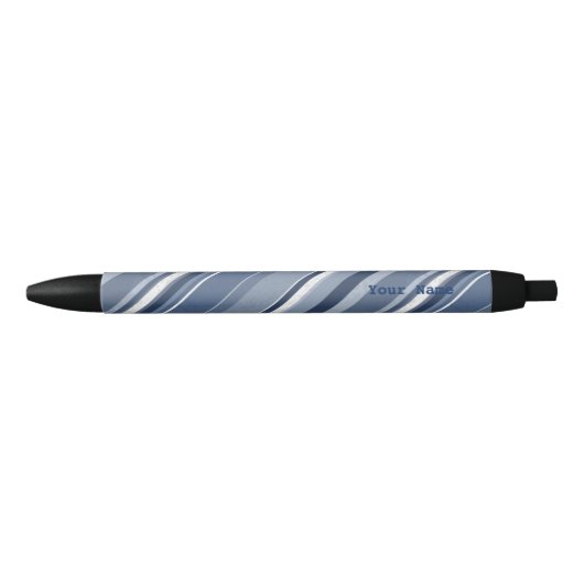 Stylo Noir Bleu bonbon (Devant)