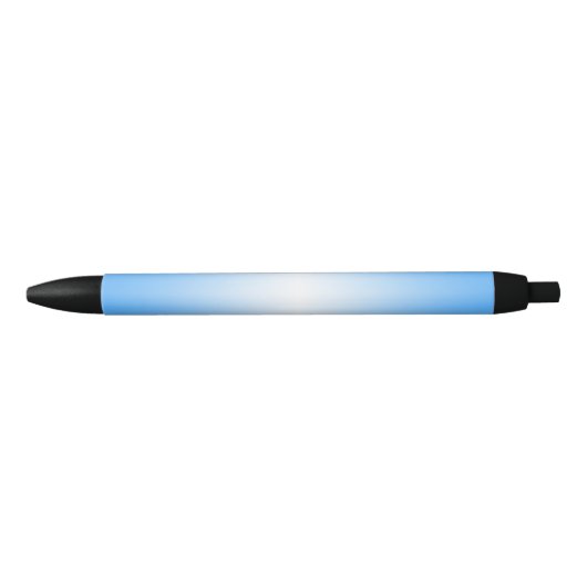 Stylo Noir Bleu clair brillant (Devant)