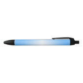 Stylo Noir Bleu clair brillant (Haut)