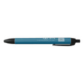 Stylo Noir Bleu d'entreprise moderne chic (Bas)