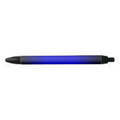 Stylo Noir Bleu électrique solide (Devant)