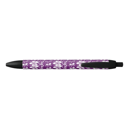 STYLO NOIR BLEU HAWAII (PLUM) (Dos)