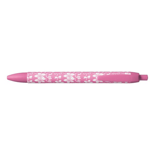 STYLO NOIR BLEU HAWAII (ROSE) (Dos)