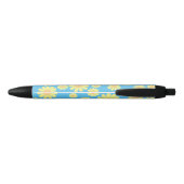 Stylo Noir Bleu jaune marais (Dos)