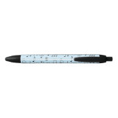 Stylo Noir Bleu juste noté (Dos)