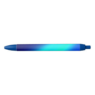 Stylo Noir bleu ombré clair de lune Double bande