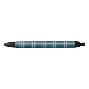 Stylo Noir Bleu plaid