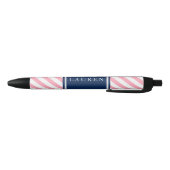 Stylo Noir Bleu rose et marine (Bas)