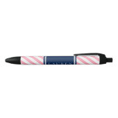 Stylo Noir Bleu rose et marine (Haut)