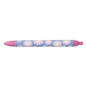 Stylo Noir Bleu rose pâle