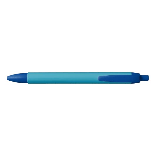 Stylo Noir Bleu-vert (couleur solide) (Dos)