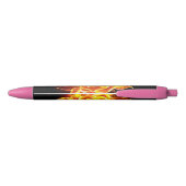 Stylo Noir Blooming Fire Rose (Dos)