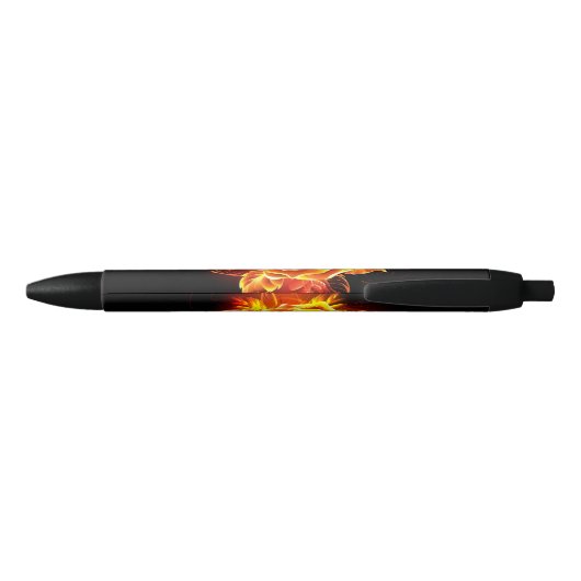 Stylo Noir Blooming Fire Rose (Dos)