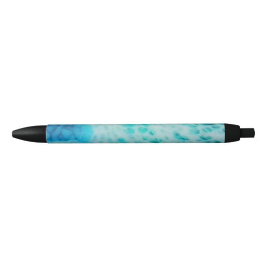 Stylo Noir Blue Crush - Abstract Coastal Artwork  (Devant)