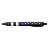 Stylo Noir Blue Line mince diminuent (Bas)