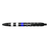 Stylo Noir Blue Line mince diminuent (Dos)