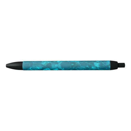 Stylo Noir Blue Ocean Motif, Beach Ocean View Lovers (Devant)