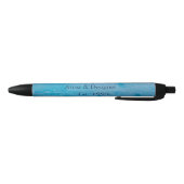 Stylo Noir Blue rustique aquarelle jeans texture ajouter le n (Bas)