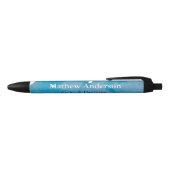 Stylo Noir Blue rustique aquarelle jeans texture ajouter le n (Haut)