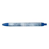 Stylo Noir Blue Snow (Devant)