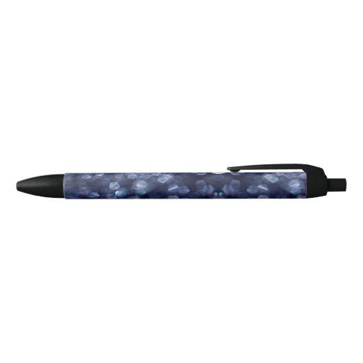Stylo Noir Blue Sparkle (Haut)