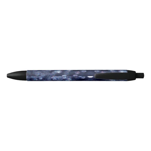 Stylo Noir Blue Sparkle (Dos)