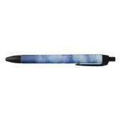 Stylo Noir Blue Water Peinture Texture Motif Beach (Bas)