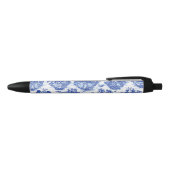 Stylo Noir Blue Willow Animal Rabbit Cerf Fox Bird Toile (Haut)