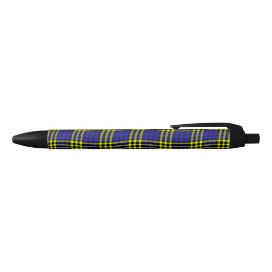 Stylo Noir Blue Yellow Plaid Checker Seamless Pattern (Haut)